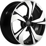 Khomen Wheels KHW1724 (FAW Besturn X80) 7x17 5x114.3 ET 45 Dia 67.1 Black-FP Khomen Wheels KHW1724 (FAW Besturn X80) 7x17 5x114.3 ET 45 Dia 67.1 Black-FP