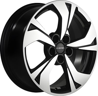 Khomen Wheels KHW1724 (FAW Besturn X80) 7x17 5x114.3 ET 45 Dia 67.1 Black-FP
