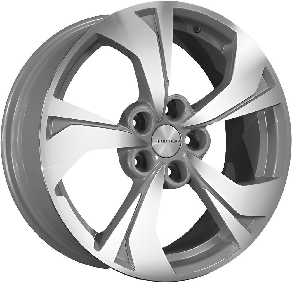 Khomen Wheels KHW1724 (JAC J7) 7x17 5x114.3 ET 48 Dia 67.1 F-Silver-FP