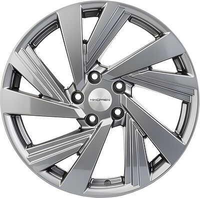Khomen Wheels KHW1801 Kodiaq/Tiguan 7.5x18 5x112 ET 43 Dia 57.1 Gray
