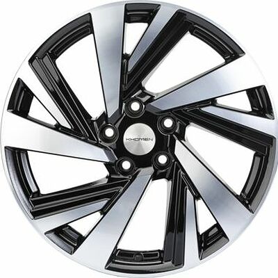 Khomen Wheels KHW1801 (Seltos) 7.5x18 5x114.3 ET 50 Dia 67.1 Black-FP