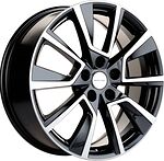 Khomen Wheels KHW1802 (Coolray) 7x18 5x114.3 ET 50 Dia 54.1 Black-FP