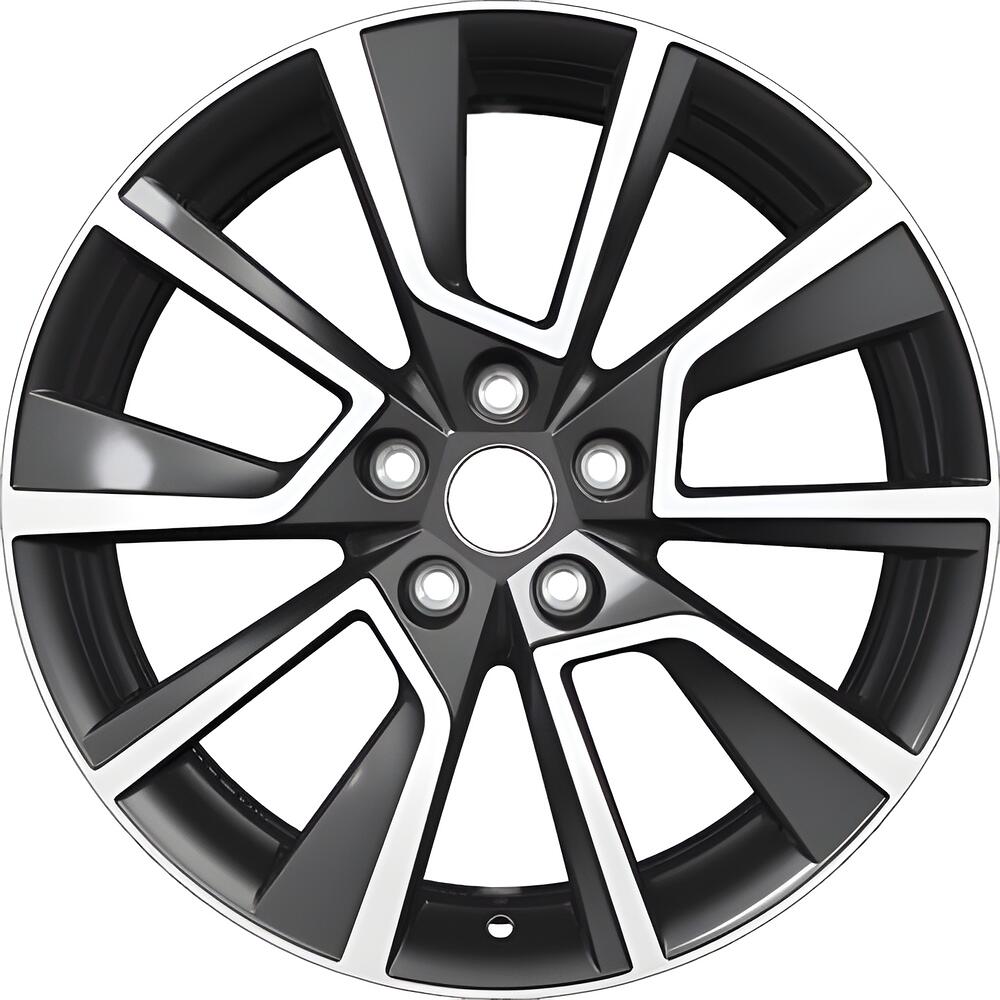 Khomen Wheels KHW1802 CX-5/Seltos 7x18 5x114 ET 50 Dia 67 Black-FP