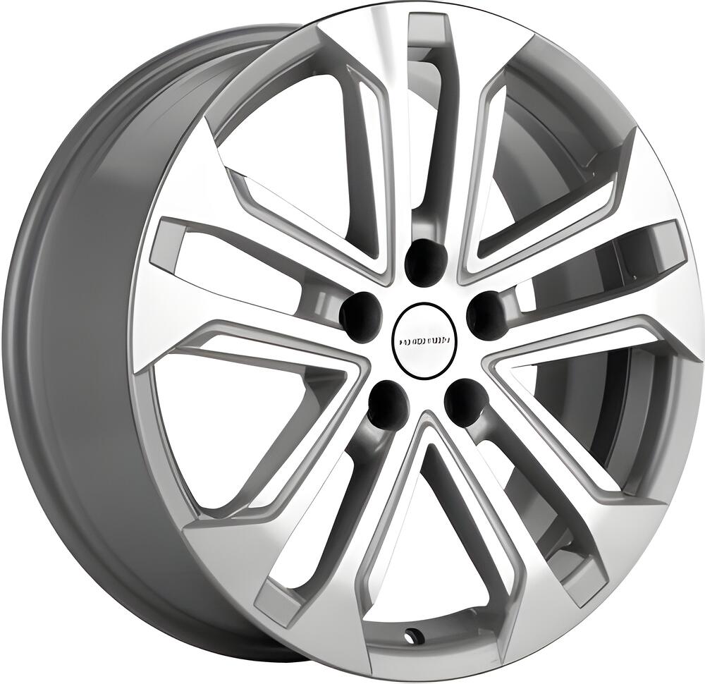 Khomen Wheels KHW1803 (Dargo/Jolion) 7x18 5x114.3 ET 37 Dia 66.5 F-Silver-FP