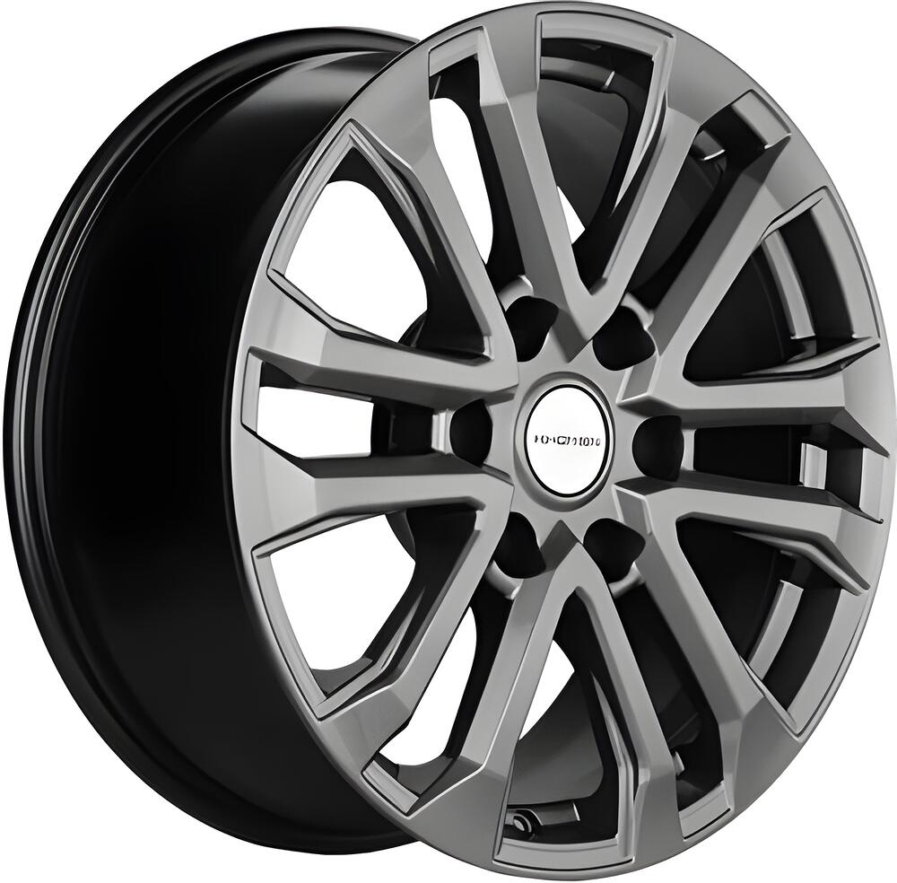 Khomen Wheels KHW1805 (JAC T6 Pickup) 7.5x18 6x139.7 ET 30 Dia 106.1 Gray
