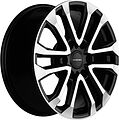 Khomen Wheels KHW1805 (LC Prado) 7.5x18 6x139.7 ET 25 Dia 106.1 Black-FP