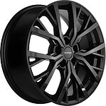 Khomen Wheels KHW1806 (Chery Tiggo 3/Tiggo 3 Pro) 7x18 5x108 ET 45 Dia 60.1 Black