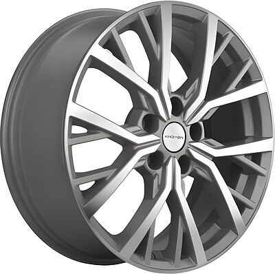Khomen Wheels KHW1806 (Dargo/Jolion) 7x18 5x114.3 ET 37 Dia 66.5 F-Silver-FP