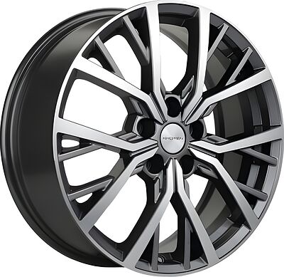 Khomen Wheels KHW1806 Kodiaq/Tiguan 7x18 5x112 ET 43 Dia 57 Gray-FP