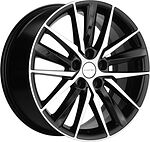 Khomen Wheels KHW1807 (Passat) 8x18 5x112 ET 48 Dia 57.1 Black-FP