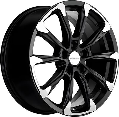 Khomen Wheels KHW1808 (Jolion) 7.5x18 5x114.3 ET 37 Dia 66.5 Black-FP