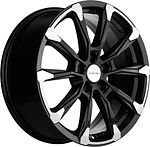 Khomen Wheels KHW1808 (K5/Santafe) 7.5x18 5x114.3 ET 50 Dia 67.1 Black-FP Khomen Wheels KHW1808 (K5/Santafe) 7.5x18 5x114.3 ET 50 Dia 67.1 Black-FP