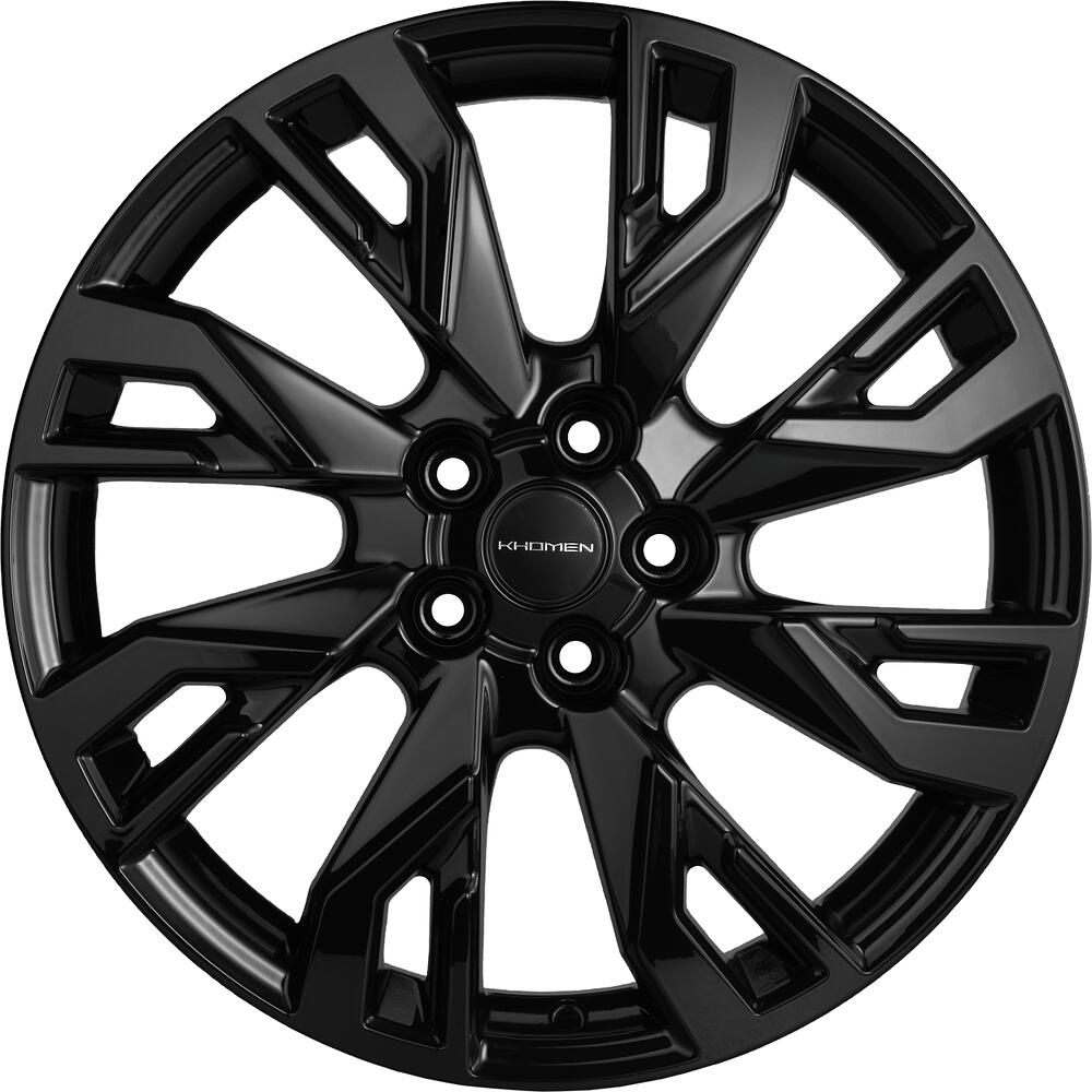 Khomen Wheels KHW1809 7x18 5x114.3 ET 53 Dia 54.1 BLACK