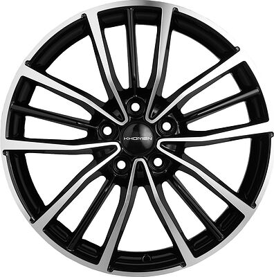 Khomen Wheels KHW1812 7x18 5x114.3 ET 42 Dia 67.1 BLACK-FP