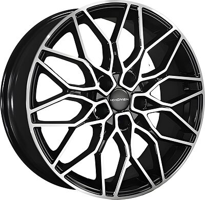 Khomen Wheels KHW1813 (FAW Bestune T77) 7x18 5x100 ET 28 Dia 57.1 Black-FP