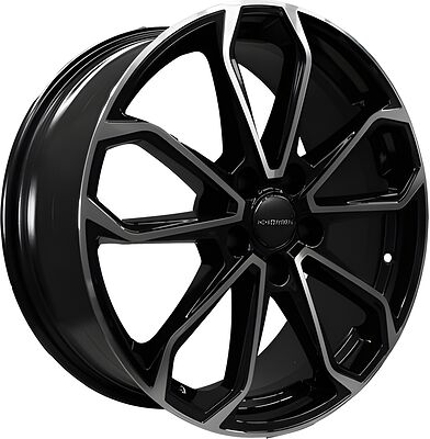 Khomen Wheels KHW1816 (Jolion) 7x18 5x114.3 ET 37 Dia 66.6 Black-FP