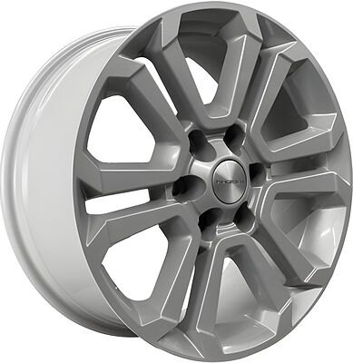 Khomen Wheels KHW1817 (Fortuner/Hilux) 7.5x18 6x139.7 ET 30 Dia 106.1 F-Silver