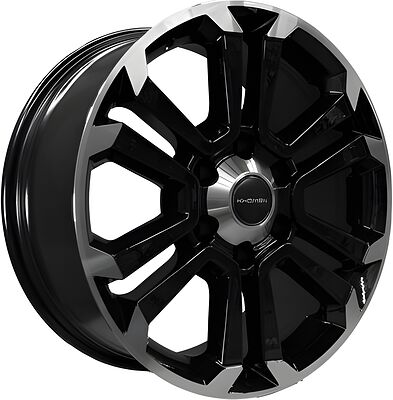 Khomen Wheels KHW1817 (Great Wall POER) 7.5x18 6x139.7 ET 42 Dia 100.1 Black-FP