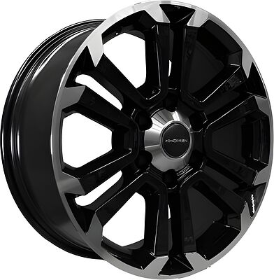 Khomen Wheels KHW1817 (Mazda BT50) 7.5x18 6x139.7 ET 45 Dia 93.1 Black-FP