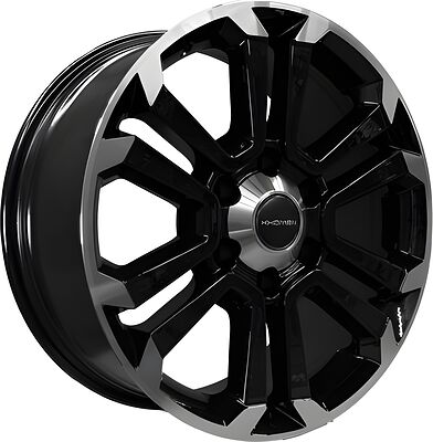 Khomen Wheels KHW1817 (Pajero) 7.5x18 6x139.7 ET 46 Dia 67.1 Black-FP