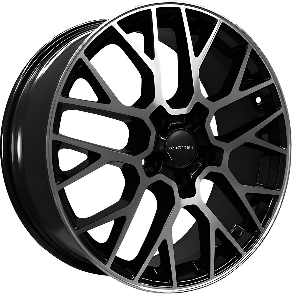 Khomen Wheels KHW1818 (Chery Tiggo 8 (Pro/Pro Max)) 7x18 5x108 ET 47 Dia 60.1 Black-FP