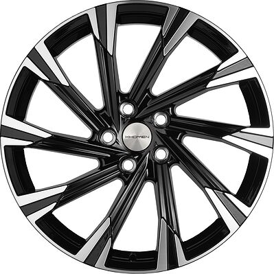 Khomen Wheels KHW1901 7.5x19 5x108 ET 33 Dia 60.1 BLACK-FP