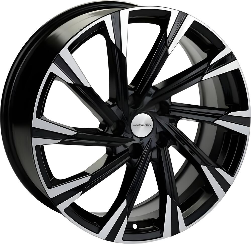 Khomen Wheels KHW1901 (Mazda CX-5/CX8) 7.5x19 5x114.3 ET 45 Dia 67.1 Black-FP