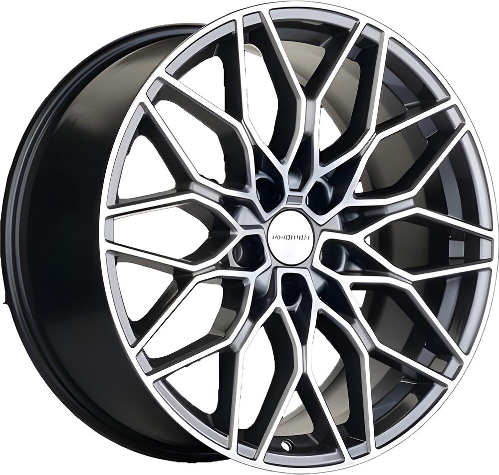 Khomen Wheels KHW1902 BMW Front 8x19 5x112 ET 30 Dia 66 Gray-FP