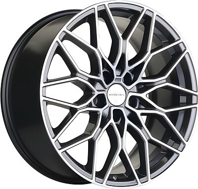 Khomen Wheels KHW1902 BMW Rear 9x19 5x112 ET 40 Dia 66 Black-FP