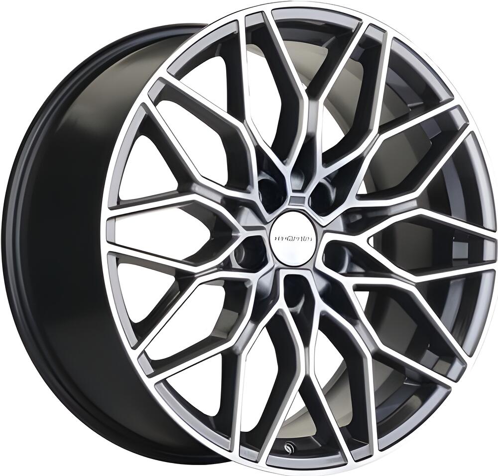 Khomen Wheels KHW1902 BMW Rear 9.5x19 5x112 ET 40 Dia 66.6 Gray-FP