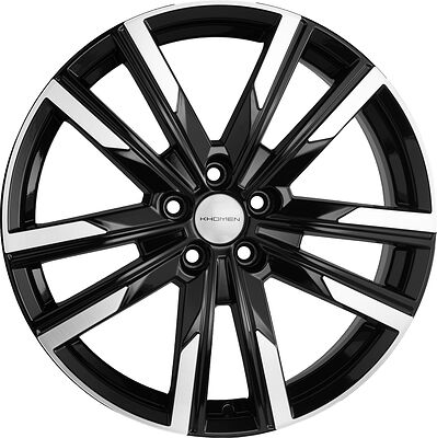 Khomen Wheels KHW1905 7.5x19 5x108 ET 47 Dia 60.1 BLACK-FP