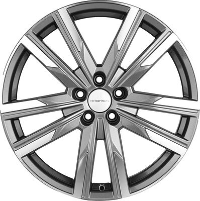 Khomen Wheels KHW1905 7.5x19 5x114.3 ET 35 Dia 60.1 GRAY-FP
