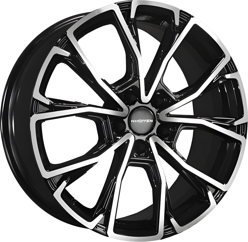 Khomen Wheels KHW1907 (Kodiaq/Tiguan) 7.5x19 5x112 ET 43 Dia 57.1 Black-FP