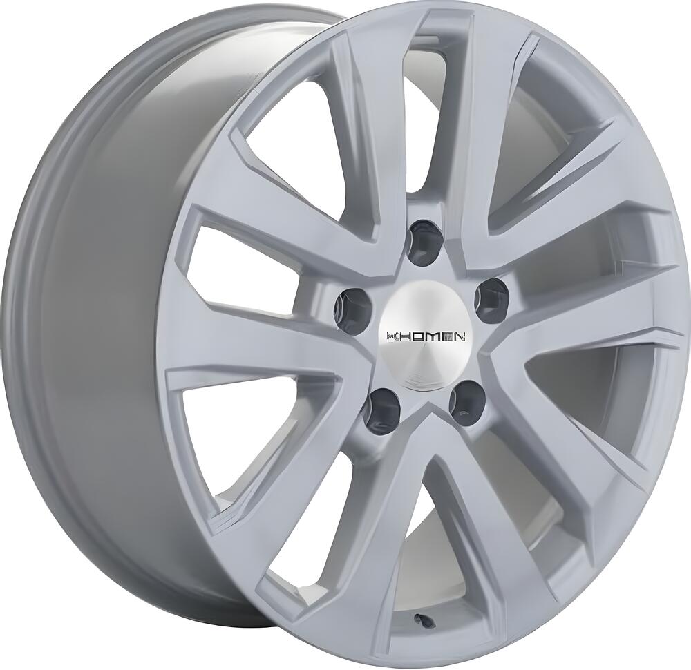 Khomen Wheels KHW2003 (LC200/LC100) 8.5x20 5x150 ET 45 Dia 110.1 F-Silver