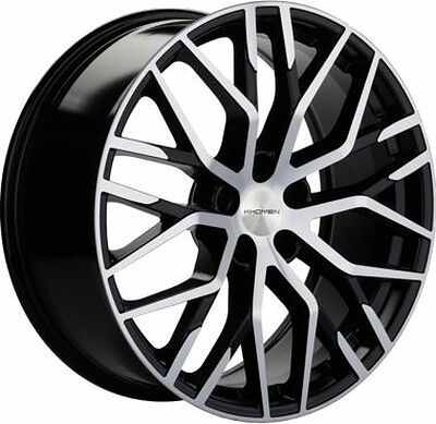 Khomen Wheels KHW2005 (3 Series new) 8.5x20 5x112 ET 27 Dia 66.6 Black-FP