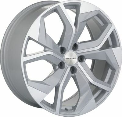 Khomen Wheels KHW2006 (A7) 8.5x20 5x112 ET 30 Dia 66.5 Silver-FP