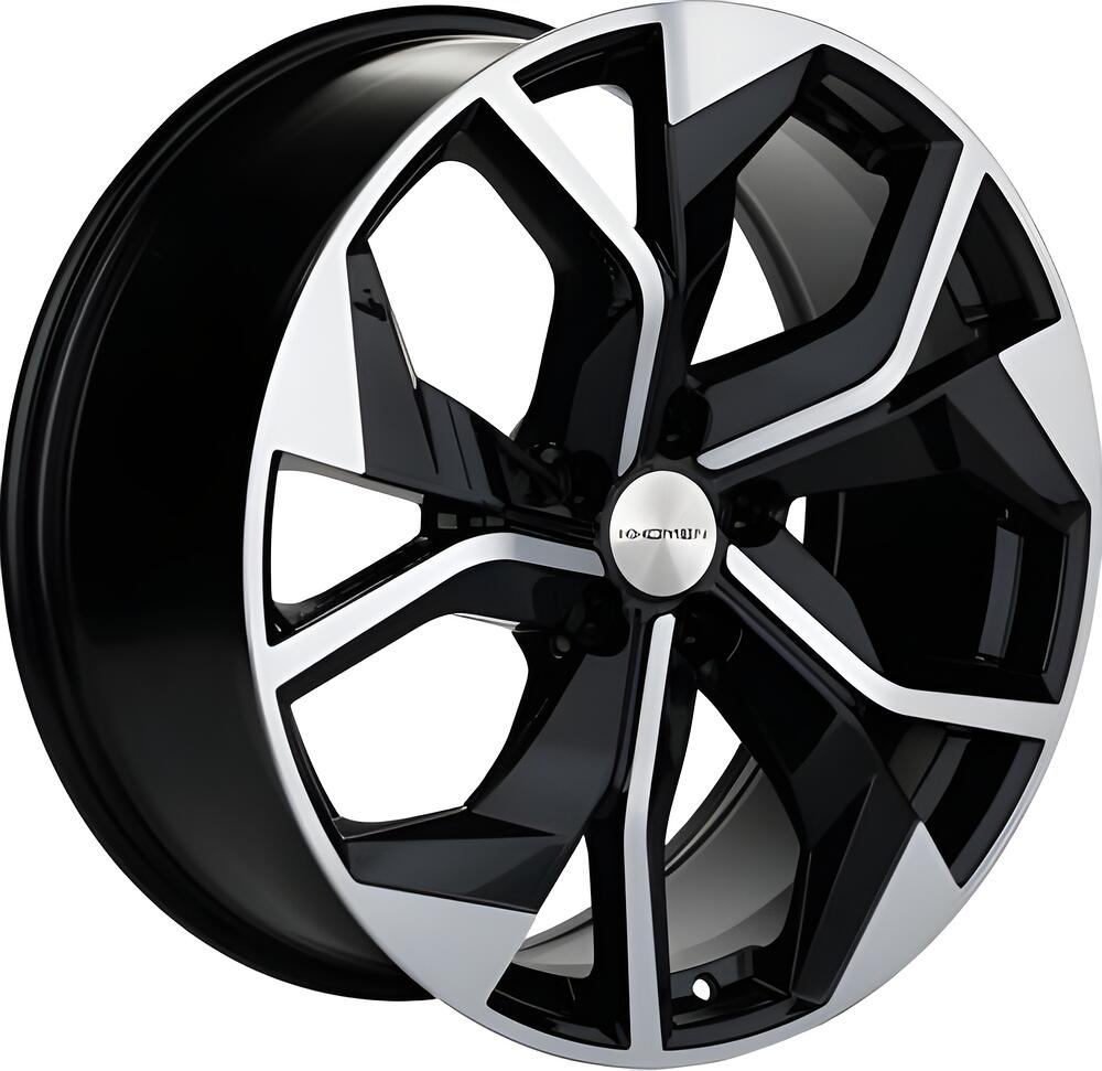 Khomen Wheels KHW2006 Audi/VW 8x20 5x112 ET 33 Dia 66 Black-FP
