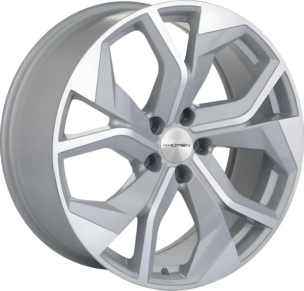Khomen Wheels KHW2006 (Touareg) 8.5x20 5x112 ET 33 Dia 66.6 Brilliant Silver-FP