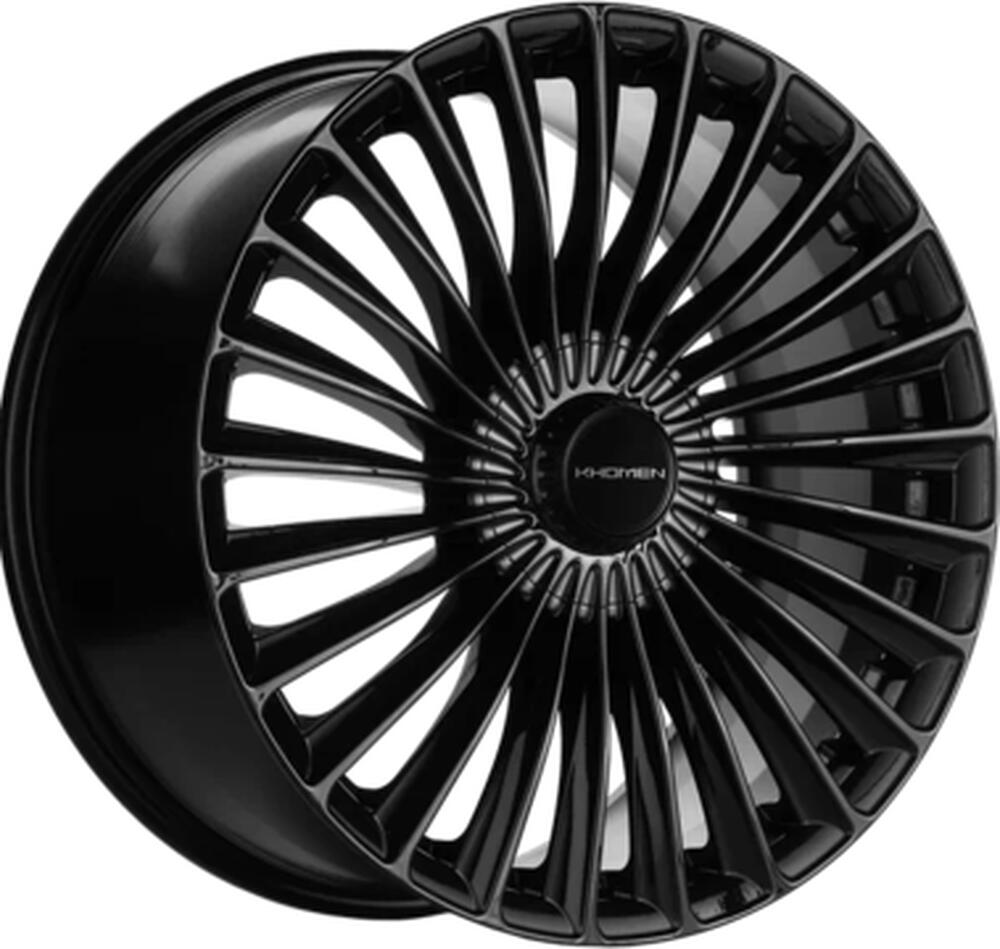 Khomen Wheels KHW2008 (Turbo II S-class) 9.5x20 5x112 ET 38 Dia 66.6 Black