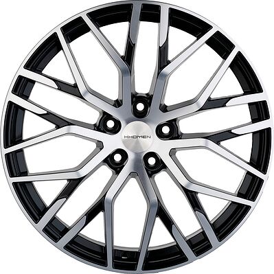 Khomen Wheels KHW2009 8.5x20 5x120 ET 46 Dia 62.5 BLACK-FP
