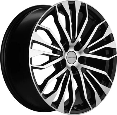 Khomen Wheels KHW2009 (СX-7/SantaFe) 8.5x20 5x114.3 ET 35 Dia 67.1 Black-FP