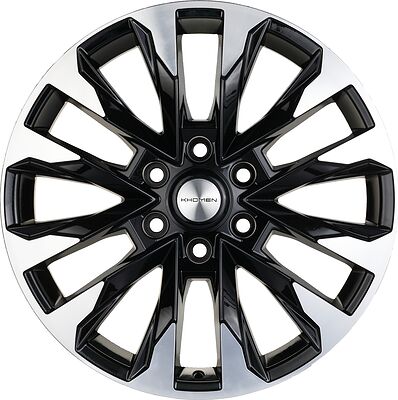 Khomen Wheels KHW2010 8x20 6x139.7 ET 25 Dia 106.1 BLACK-FP