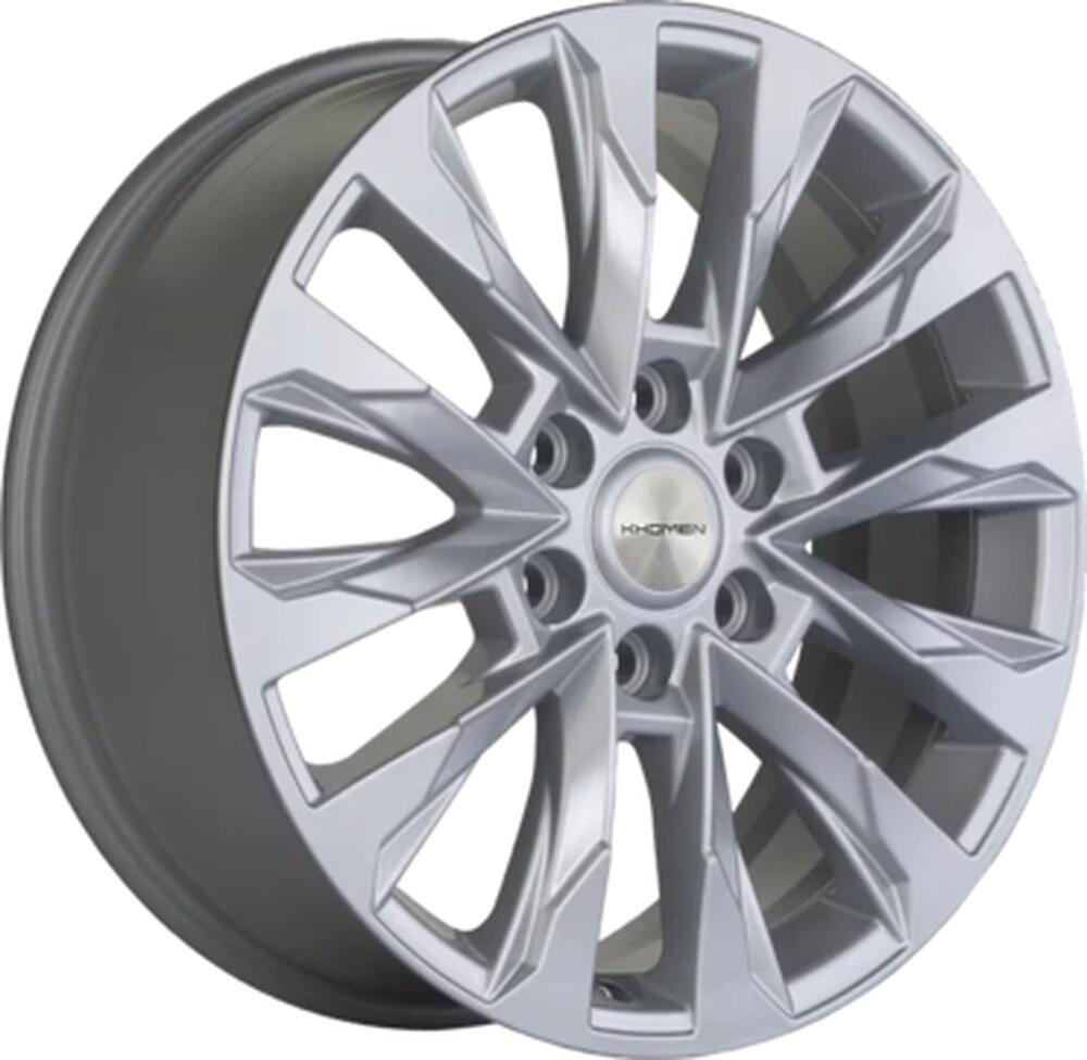 Khomen Wheels KHW2010 (LC Prado) 8x20 6x139.7 ET 25 Dia 106.1 Brilliant Silver