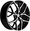 Khomen Wheels KHW2012 (Voyah Dream) 8x20 5x120 ET 42 Dia 66.1 Black-FP