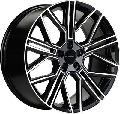 Khomen Wheels KHW2101 (Li 7/9) 9.5x21 5x120 ET 45.5 Dia 62.5 Black-FP