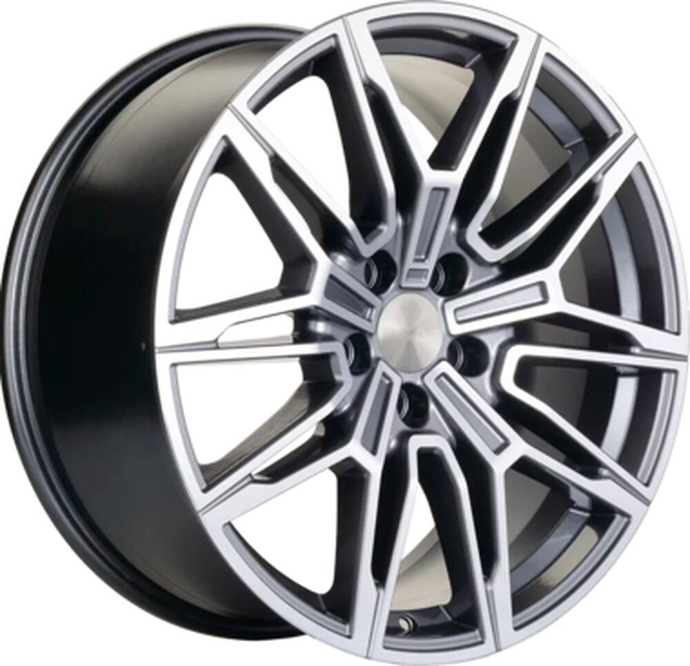 Khomen Wheels ORG1904 (3/4/5/6 series) 8.5x19 5x112 ET 30 Dia 66.6 Gray-FP