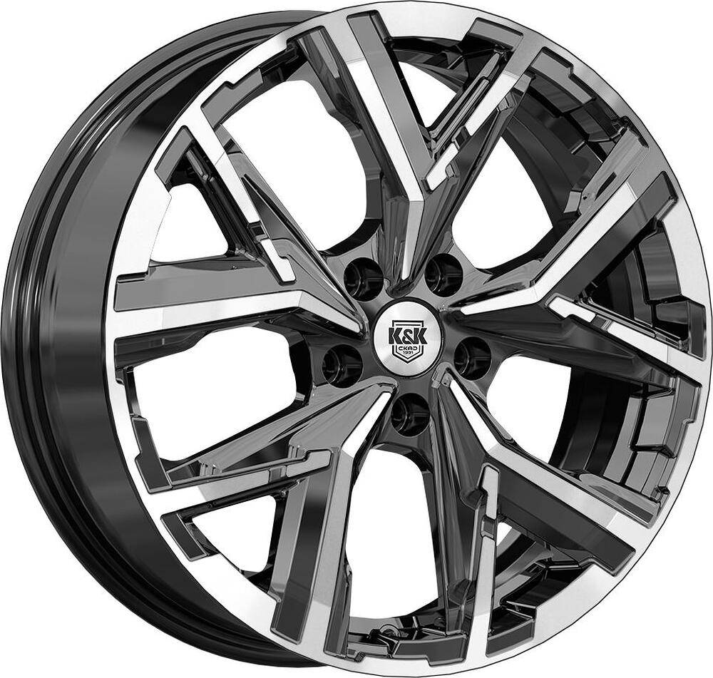 КиК Айона 6.5x18 5x114.3 ET 45 Dia 67.1 алмаз черный
