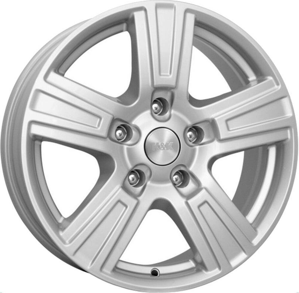 КиК Алыкель 8x17 5x130 ET 55 Dia 71.6 сильвер