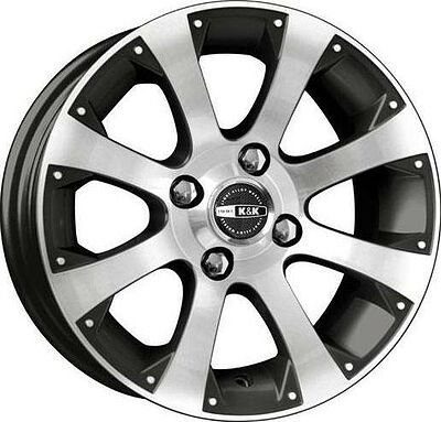 КиК Аркада Риф 5.5x13 4x98 ET 25 Dia 58.6 алмаз черный