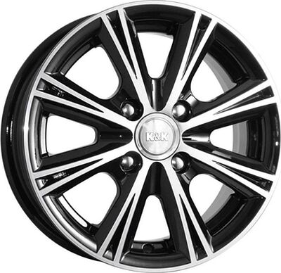КиК Аттика 6x15 4x108 ET 45 Dia 67.1 алмаз черный